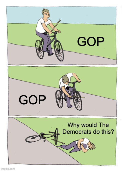 Instead of reflecting, it's just easier to blame The Democrats.

#KevinMcCarthy #housegop #HouseSpeaker #HouseofRepresentatives