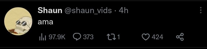 RozRaidReborn's tweet photo. @shaun_vids How'd this tweet manage 97k views with only 1 retweet? o.O https://t.co/dYXROq9V54