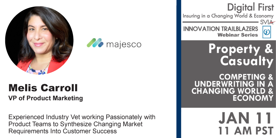 SVIAccelerator's tweet photo. Join @carroll_melis of @Majesco_Inc at Our Free #InsurTech #Webinar | Register Here → https://t.co/lDskdX5KaD | #DigitalFirst #FutureOfInsurance #PandC #Underwriting #DigitalInsurance #Insurance2023 #InsurTech #SVIAEvents https://t.co/bpUezEM6bf