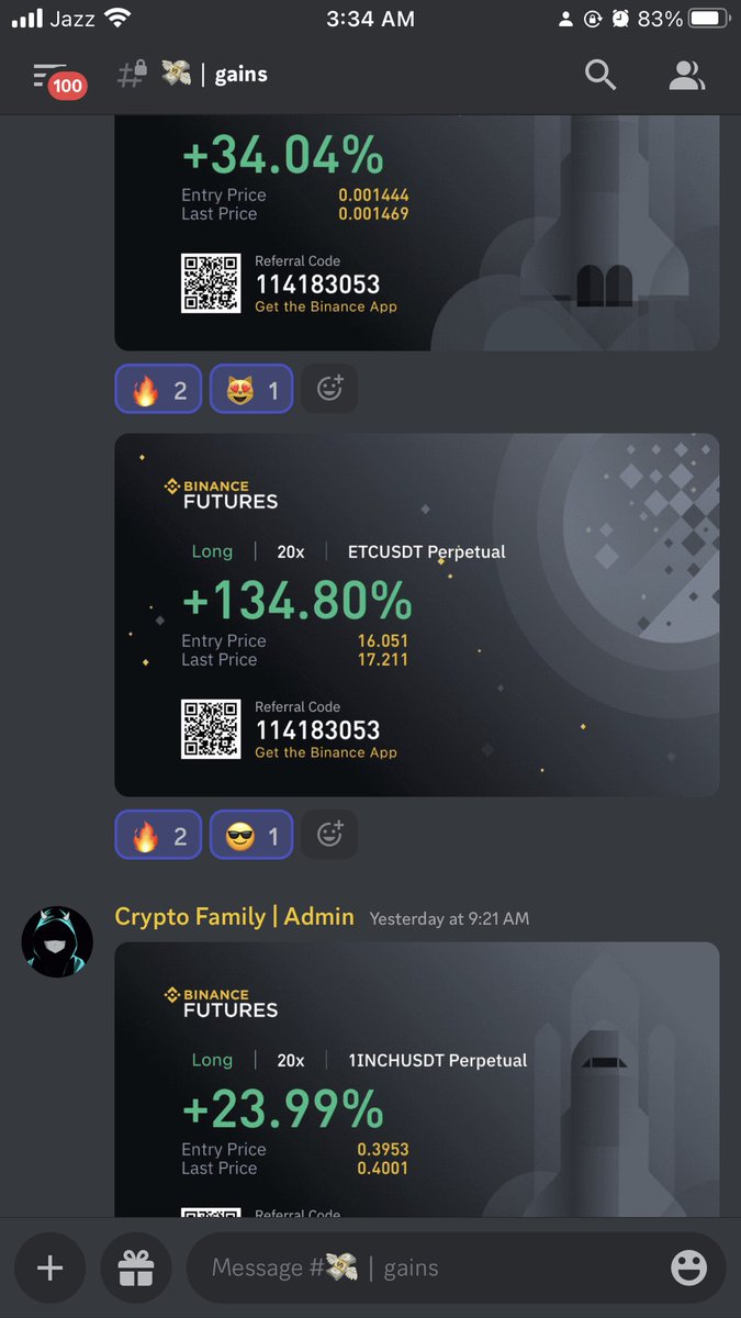 cryptoFamily_X's tweet photo. For Signals - Join our Discord (link in bio) 🙃 https://t.co/vZgIymDuam