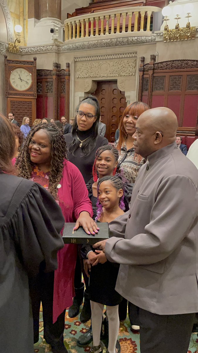 leawebbforny's tweet photo. IT’S OFFICIAL!!! Today I was sworn in as State Senator for New York’s 52nd District.

Also, I am proud to announce that I have been appointed as the Chair of the Senate’s Committee on Women’s Issues.

I am excited and ready to get to work for the residents of New York State. https://t.co/vfYurMQk2N