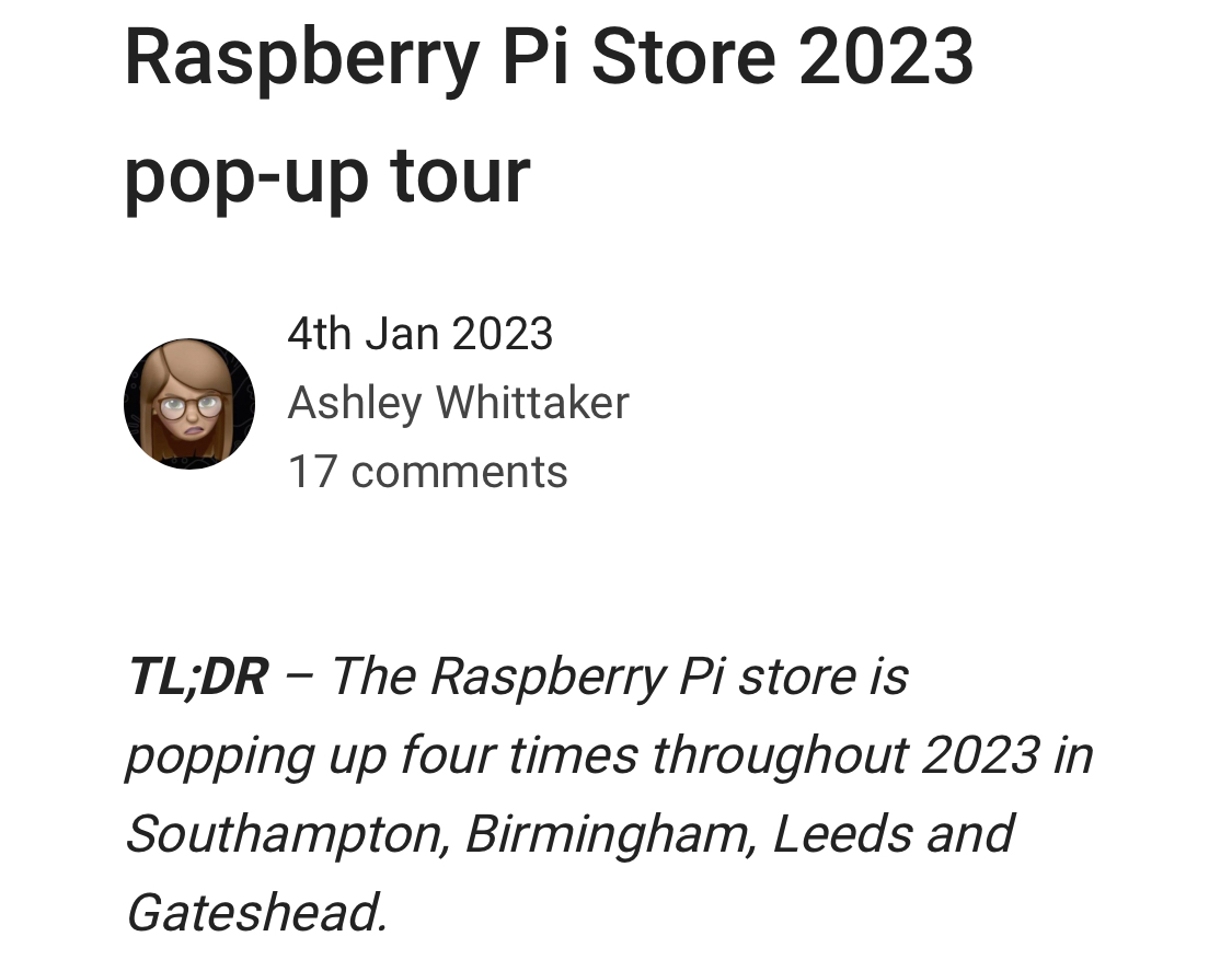 Calling any Cross-The-Pond'ers: If someone feels like hitting the <a href="/Raspberry_Pi/">Raspberry Pi</a> pop-up shop for me, I'd greatly appreciate it 😅 #raspberrypi