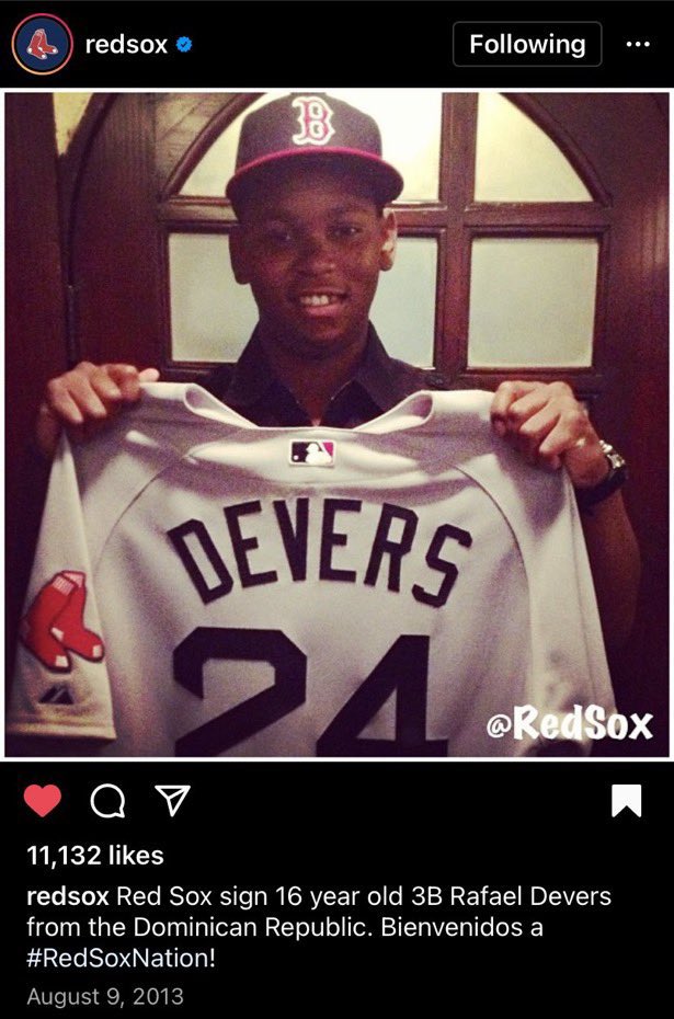 Rafael Devers Boston Red Sox 3b Signature Shirt