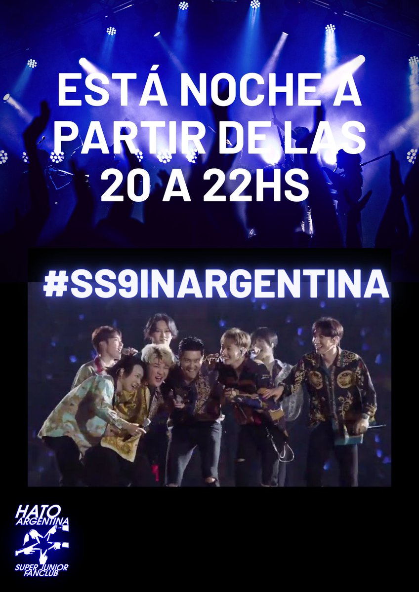 HatoArgentina's tweet photo. VAMOS ELF #SS9inArgentina  @SJofficial @nevarezpr @dreammaker_ent @Acaninshi @moveconcertsarg https://t.co/V4kDPJZT0A