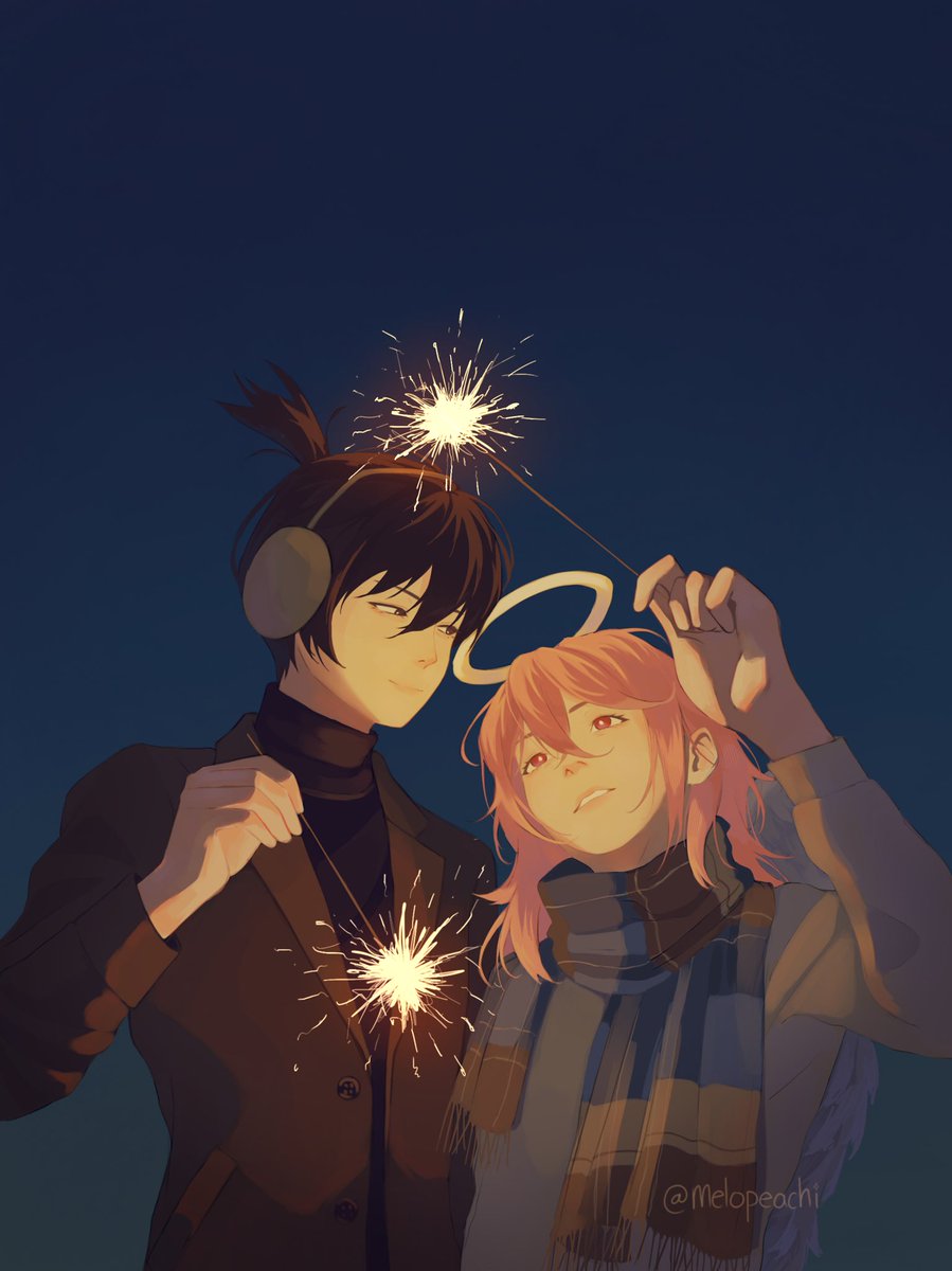 melopeachi's tweet photo. 🎇 #akiangel #chainsawman https://t.co/dQUvTEjHi6