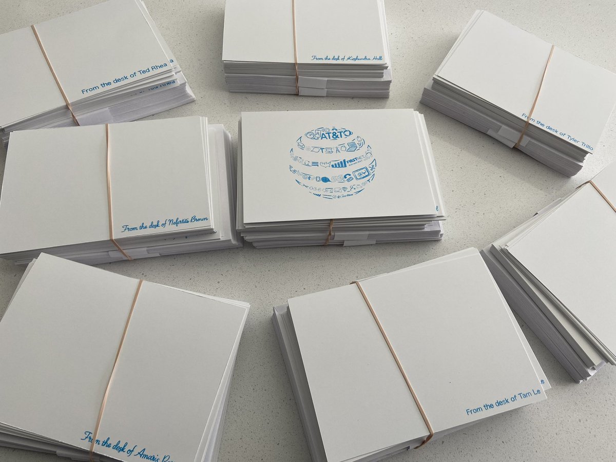 In the words of the great <a href="/Amy__Smith1/">Amy Smith</a> run your business like it’s your own small biz “your name LLC.” Stoked how these hand drawn cards turned out for the team. Looking forward to our customers feeling the gratitude all 2023 with hand written thank you notes. #WhatBox #Lagniappe