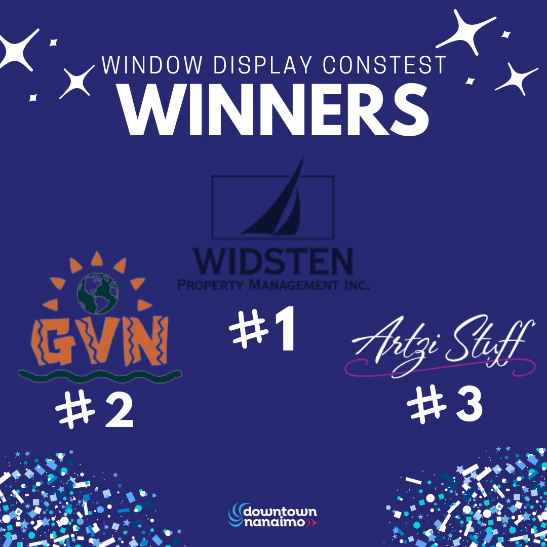 Congratulations on Window Display winner @widsten.islandrent! 
Also congrats on our runners up @global_village_nanaimo and @artzistuffnanaimo