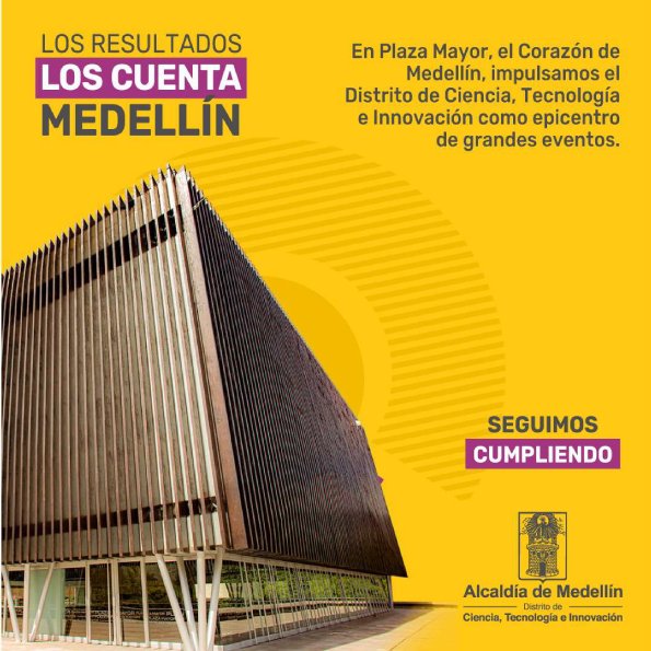 AlcaldiadeMed's tweet photo. ¡En @plazamayormed #SeguimosCumpliendo! El corazón de Medellín impulsa el Distrito como referente turístico a nivel nacional e internacional. https://t.co/qH29cWezNF