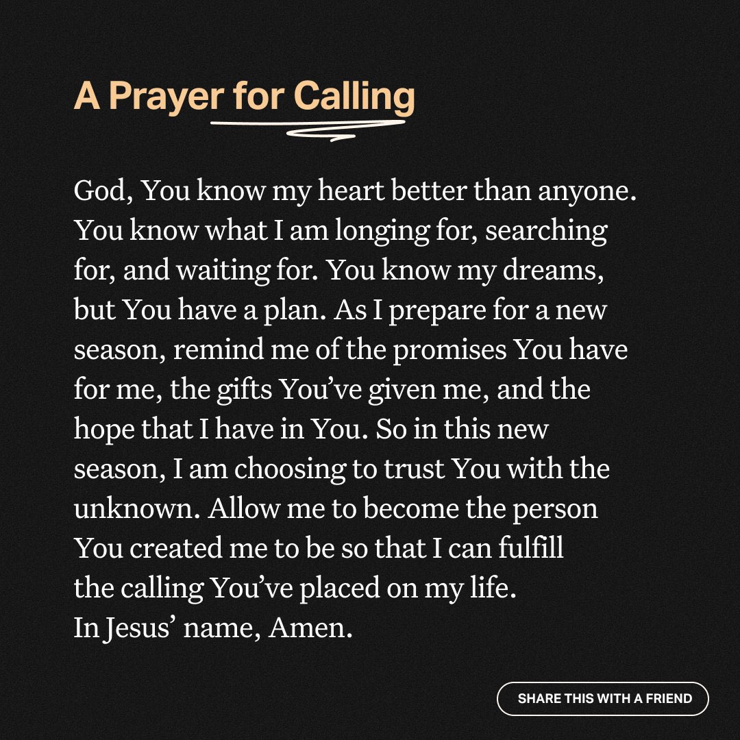 CaptainMarikina's tweet image. Think about the gifts and talents God has given you. Look for any areas where your passion and skills intersect. Then, spend some time intentionally dreaming with God about how you can use those passions and skills for His glory.

( From @YouVersion )

#thanksgod #thanksLord