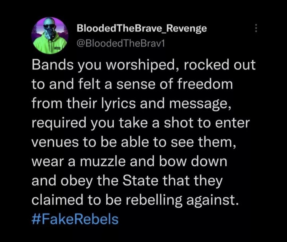 TVext's tweet photo. NO MORE #FAKEREBELS https://t.co/geS1CJhlfW