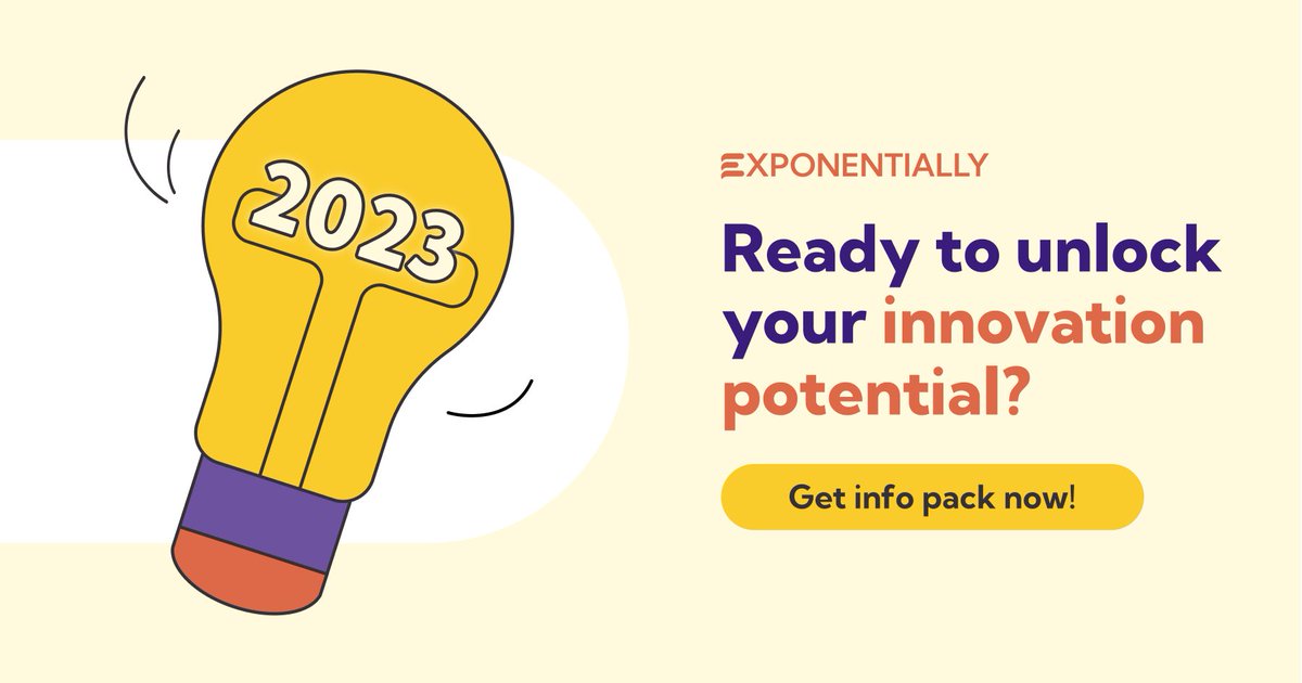 Exponentially_'s tweet photo. Rapid experimentation is the key to unlocking your innovation potential in 2023. How? Download our free info pack to find out: https://t.co/4ZOxc9jFiW

#ideation #experimentation #innovation #pretotyping https://t.co/e0HOpqDFgs