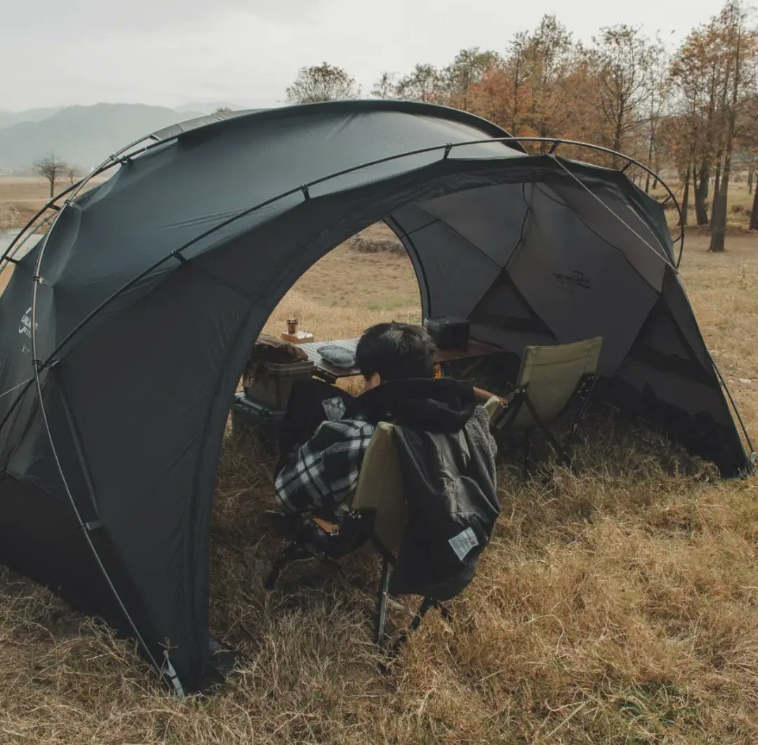 エンドレスベース ユウカズロウテントVer1 グランドシート付 ユウカズロウテント ブラック グランドシート付 エンドレス