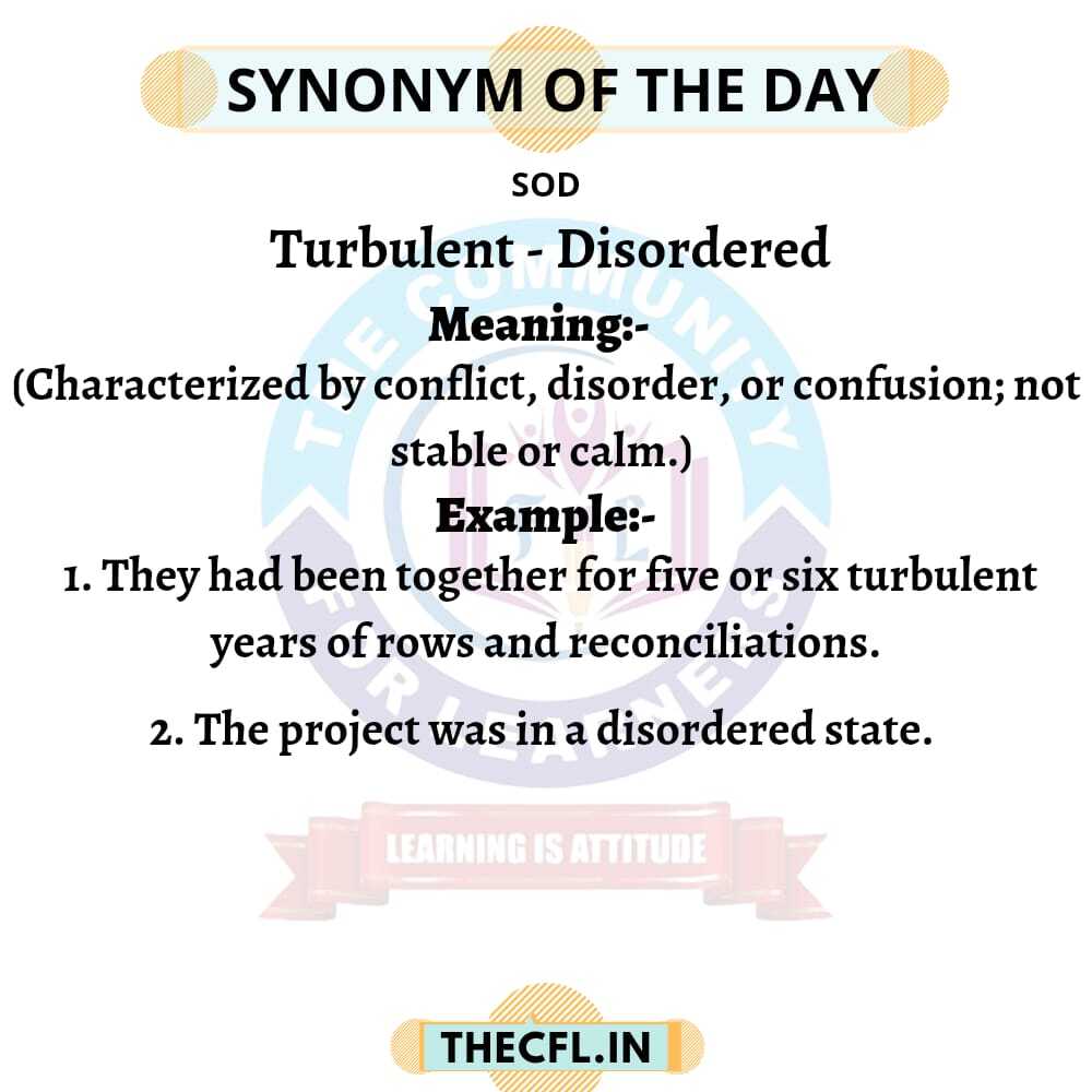 #Synonymoftheday

#TheCFL #TheCommunityForLearners #NeerajPrajapati #Activitiesoftheday #Synonyms #SimilarWords #LearnEnglish