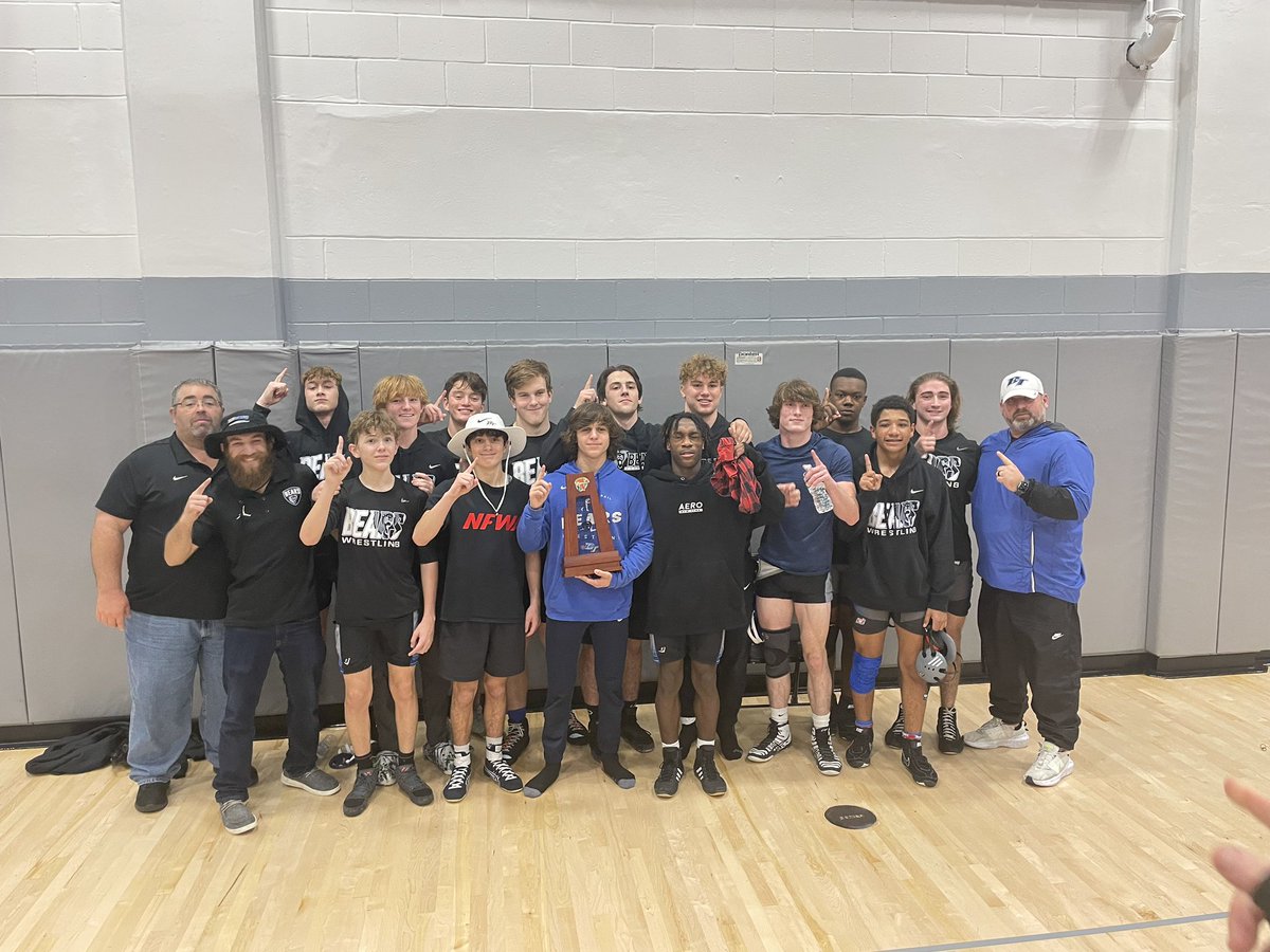 Bartram Trail wins the District Duals Championship!  #GoBears🐻