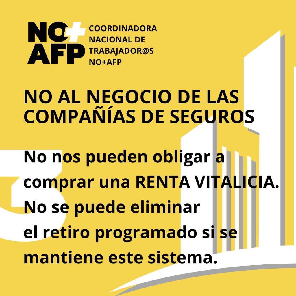 Coordinadora No+AFP tweet media