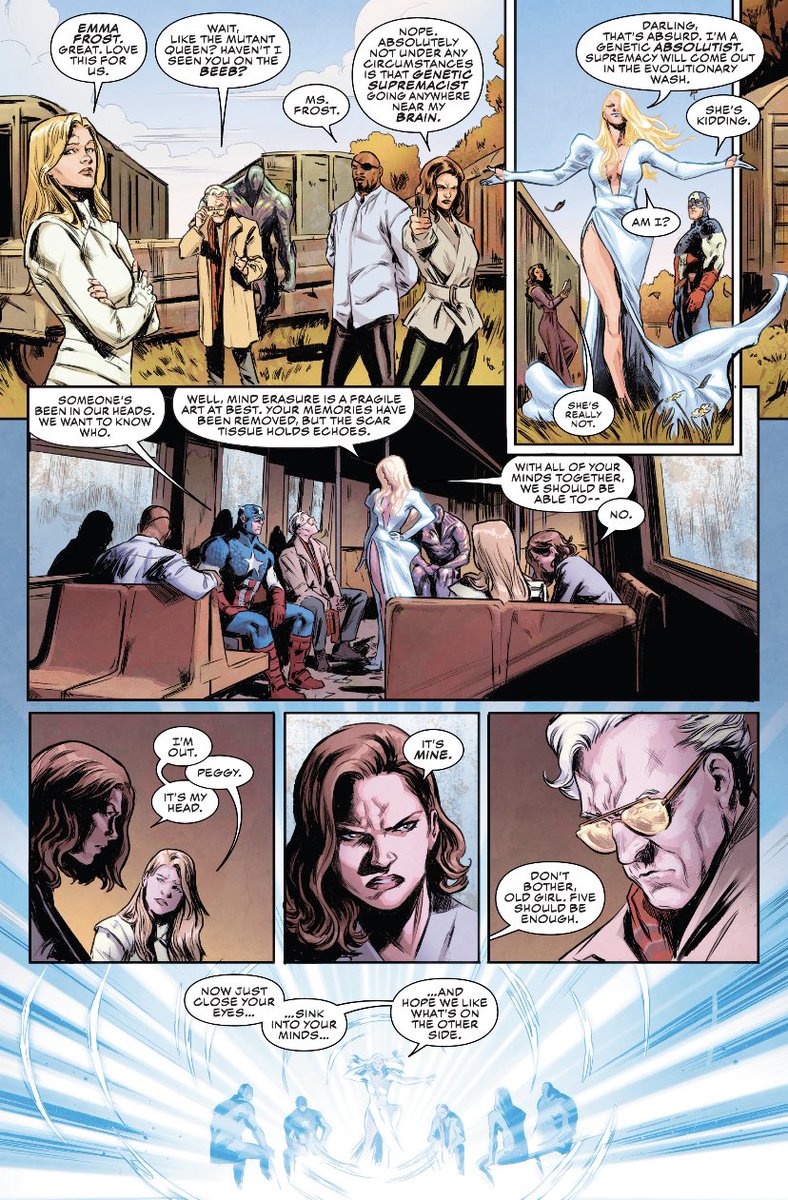 Michael Q On Twitter Not Peggy “milquetoast” Carter Pulling A Gun Out On Emma Frost Remember