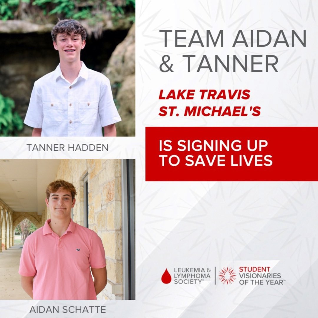 Starting Friday, I’m teaming up with <a href="/TannerHadden/">Tanner Hadden</a> to raise money for the Leukemia and Lymphoma Society as part of the Student Visionaries of the Year campaign. Link to contribute in profile. 🩸