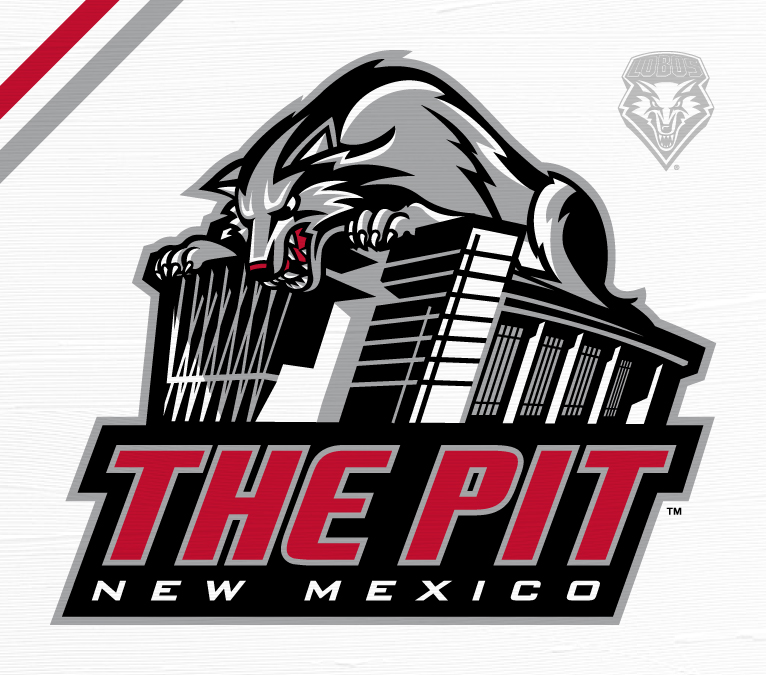 Not all programs have arena logos. For those that do, none match up to The Pit. #GoLobos #WeAreNM