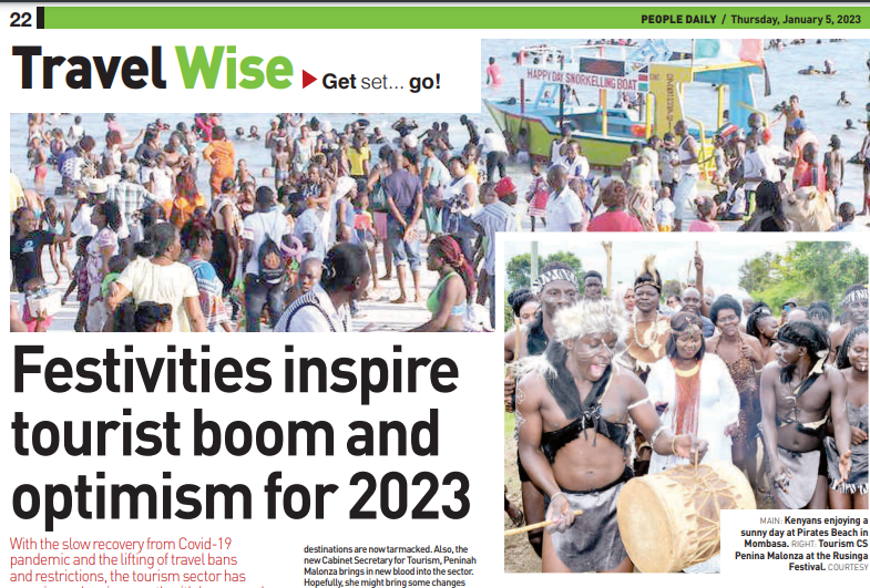 RusingaFestival's tweet photo. #RusingaFest2022 gets a mention in today's edition of the @PeopleDailyKe! @harriet86jim, asante sana! π
#RusingaFestival
#CelebratingCulture
#PromotingCulturalTourism https://t.co/VtwmIWmr34