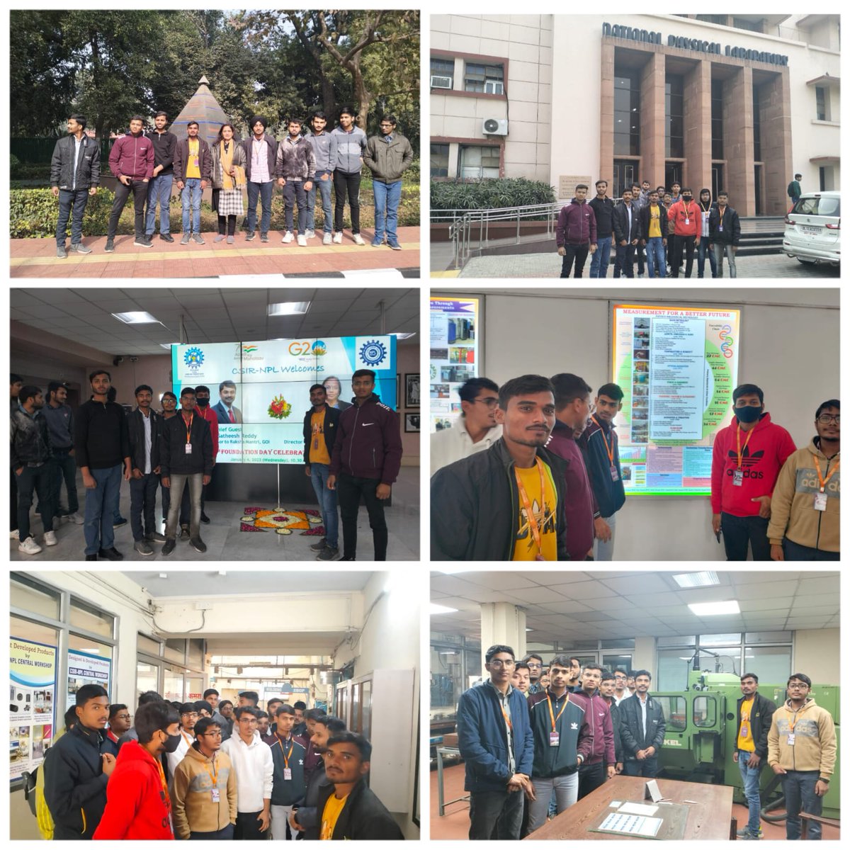 dronacharya_123's tweet photo. Students of Dronacharya College of Engineering, Gurgaon visited to "CSIR - National Physical Laboratory" New Delhi, on CSIR - NPL Foundation Day .
Dated:- 4th January, 2023
#CSIR
#NPL
#foundation
#physical
#laboratory
#iic
#DronacharyaCollegeofengineering
#multipleplacement https://t.co/hCAthEO822