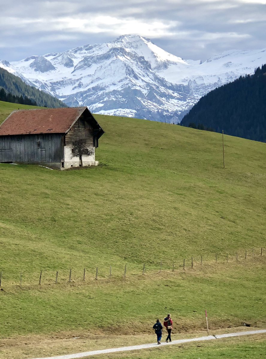 Fortunately, I didn’t go just for the snow - ‘cos there wasn’t much! #Switzerland