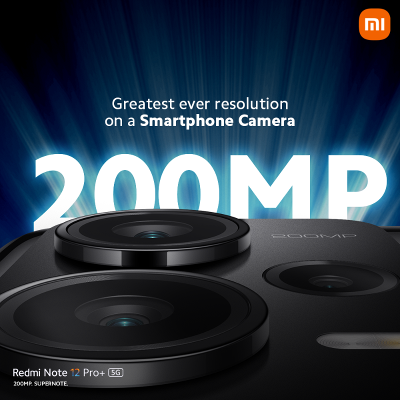 RedmiIndia's tweet photo. The #RedmiNote12 Pro+ 5G is known for its astonishing camera capabilities, performance, and design.

Experience a 200MP camera and 120W Hypercharge for the first time ever on the #SuperNote. 

Don't miss out on the launch!