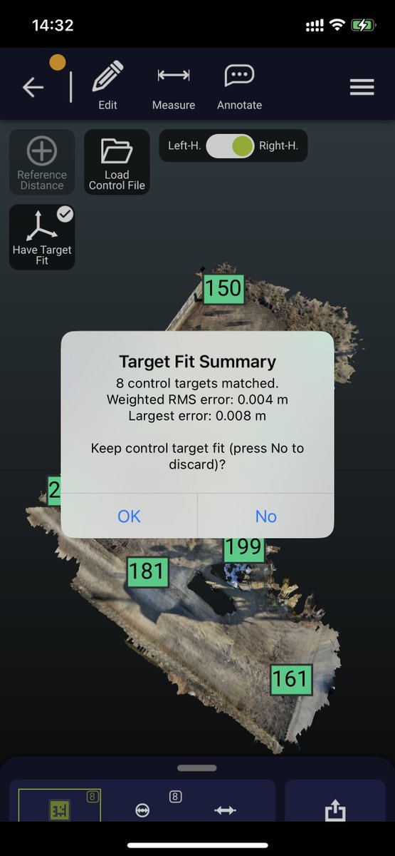 chousashikun's tweet image. 今年一発目の現場です。建物が解体されたので再測量。
AprilTagを8個使って最大誤差は8ｍｍだそうです。
#Dot3D
#Trendpoint
#lidar