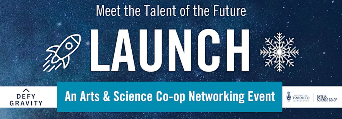 #Recruiters and #Employers - save the date - Feb 1, 2023 - and attend LAUNCH. Register by Jan 16 at eventbrite.ca/e/launch-winte… 

#toronto #utsc #uoft #humanresources #recruiters #coopjobs