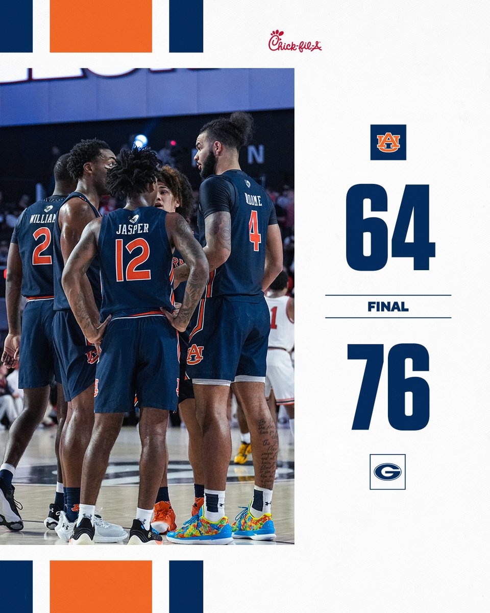 AuburnMBB's tweet image. Not our night. 

#WarEagle | @ChickfilA
