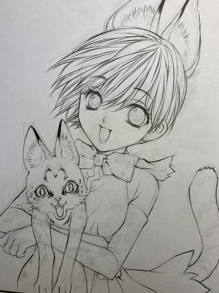 大阪インテまでに間に合うかな?
けものフレンズ風の八神くんママとサーバルキャットくん 