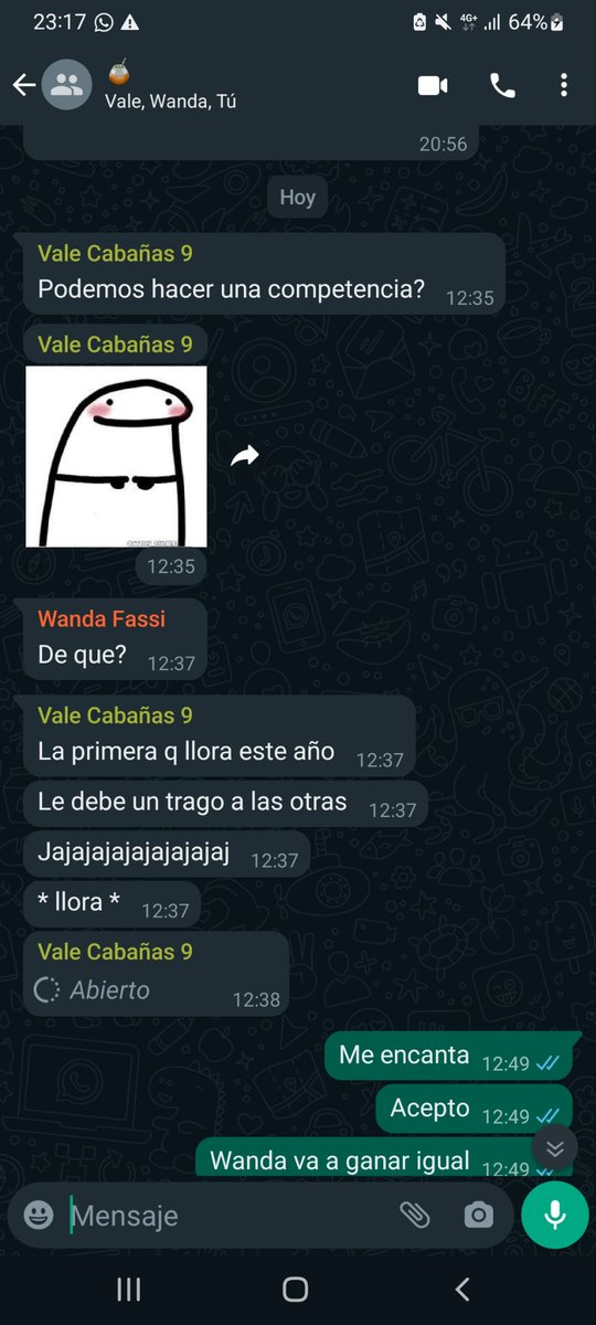 MartiGastaldi's tweet photo. Unas que arrancaron tranqui el año y con las expectativas bien altas son mis amigas https://t.co/FPi8Y7llFZ