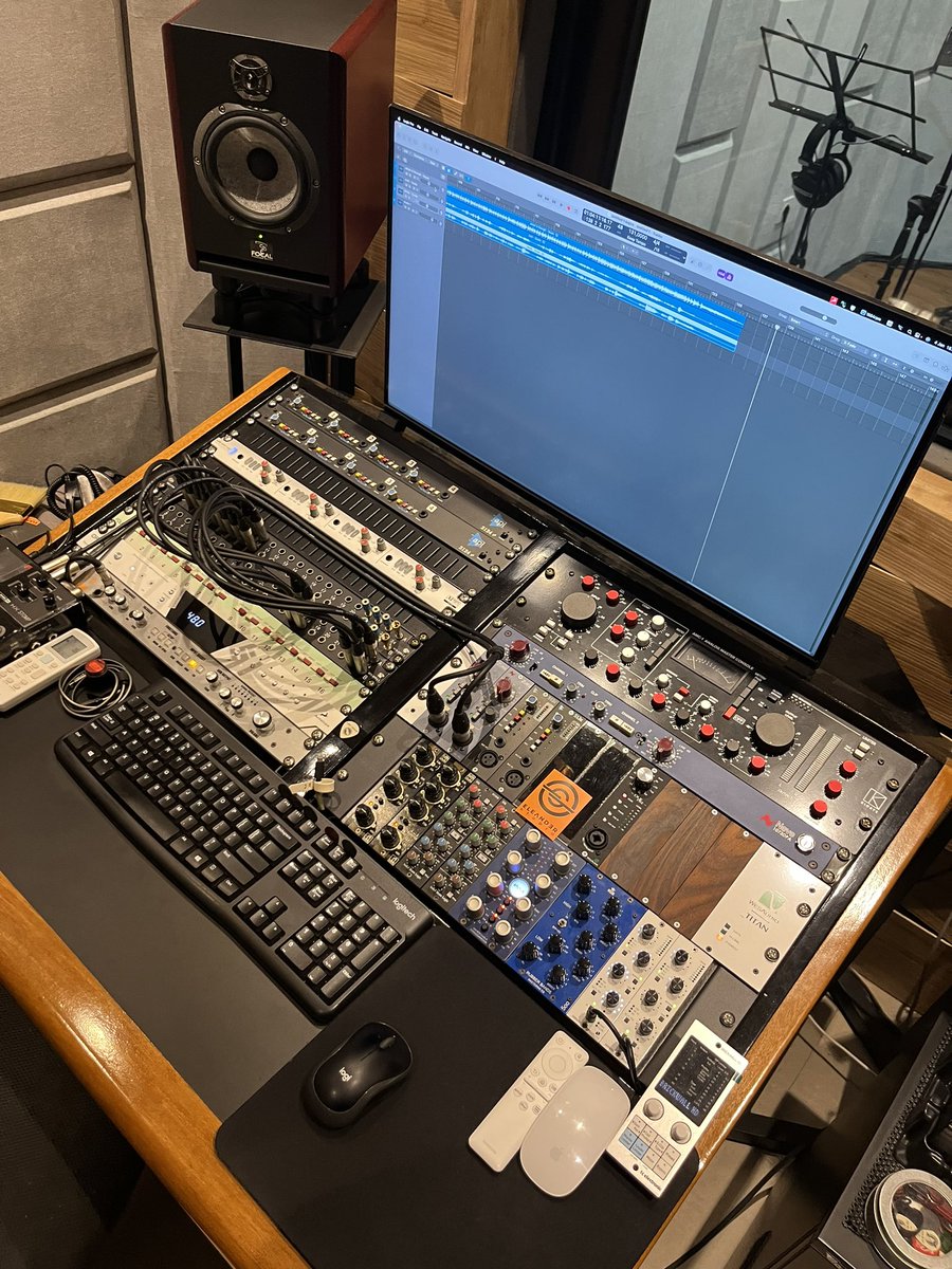 It’s good to be back in studio again.