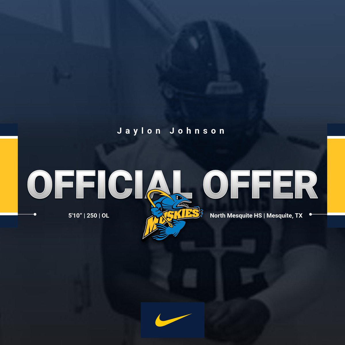 After great conversation with <a href="/Coach_Woody24/">Coach Woodson</a> I'm blessed to receive an offer from <a href="/LUMuskieFB/">Lakeland Football</a>