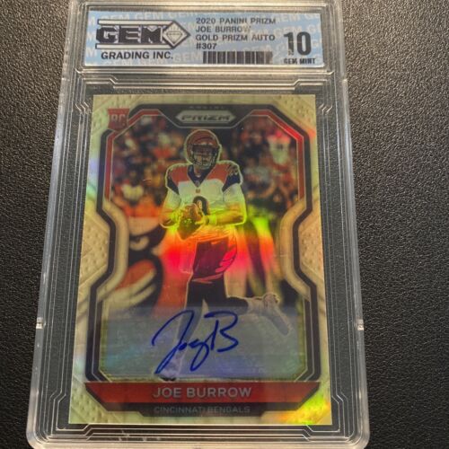 Search & Collect on Twitter "2020 Prizm Joe Burrow Gold Vinyl Rookie