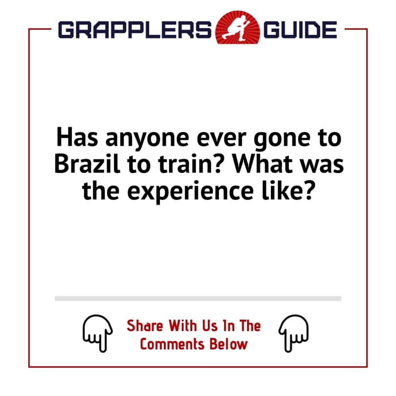 Has anyone ever gone to Brazil to train? What was the experience like?

 #jiujitsuconcepts #onlinejiujitsu #grapplingtechniques #bjjvideos #brazilianjujitsu #bjjonline #bjjtechniques #grapplingvideos #judovideos #grapplersguide #brazilianjiujitsutechniques #jiujitsuinminutes