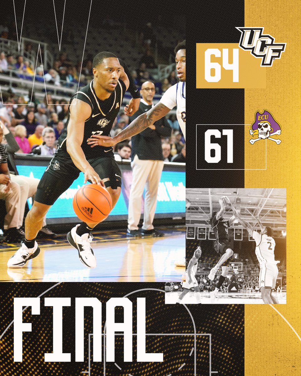 ⚔️ KNIGHTS WIN! ⚔️ @CJ_kelly12 drops 30 on the road to lift us over ECU! 🔥 #ChargeOn