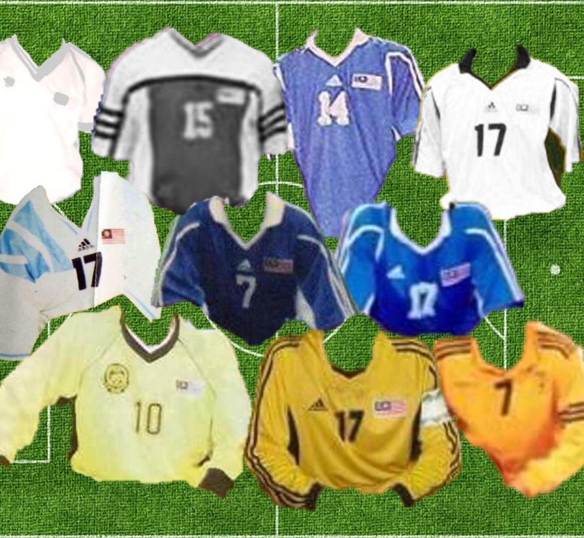 BamBeckham's tweet photo. Alhamdulillah🤲🏻 7 tahun (helai) lagi😜

Latest Jc Away MerdekaCup 2000 yg diguna oleh Malaysia B22.

Dengar2,slps AFF yg xda dlm jadual FIFA ni,akan di anjurkan semula MerdekaCup thn ni. team Machine ni berjuang lg👏🏽

#GaleriMalaya #MiniTrafford #JcCollector🇲🇾 #PatriotikCaraKita https://t.co/2Uo4a8XWfO