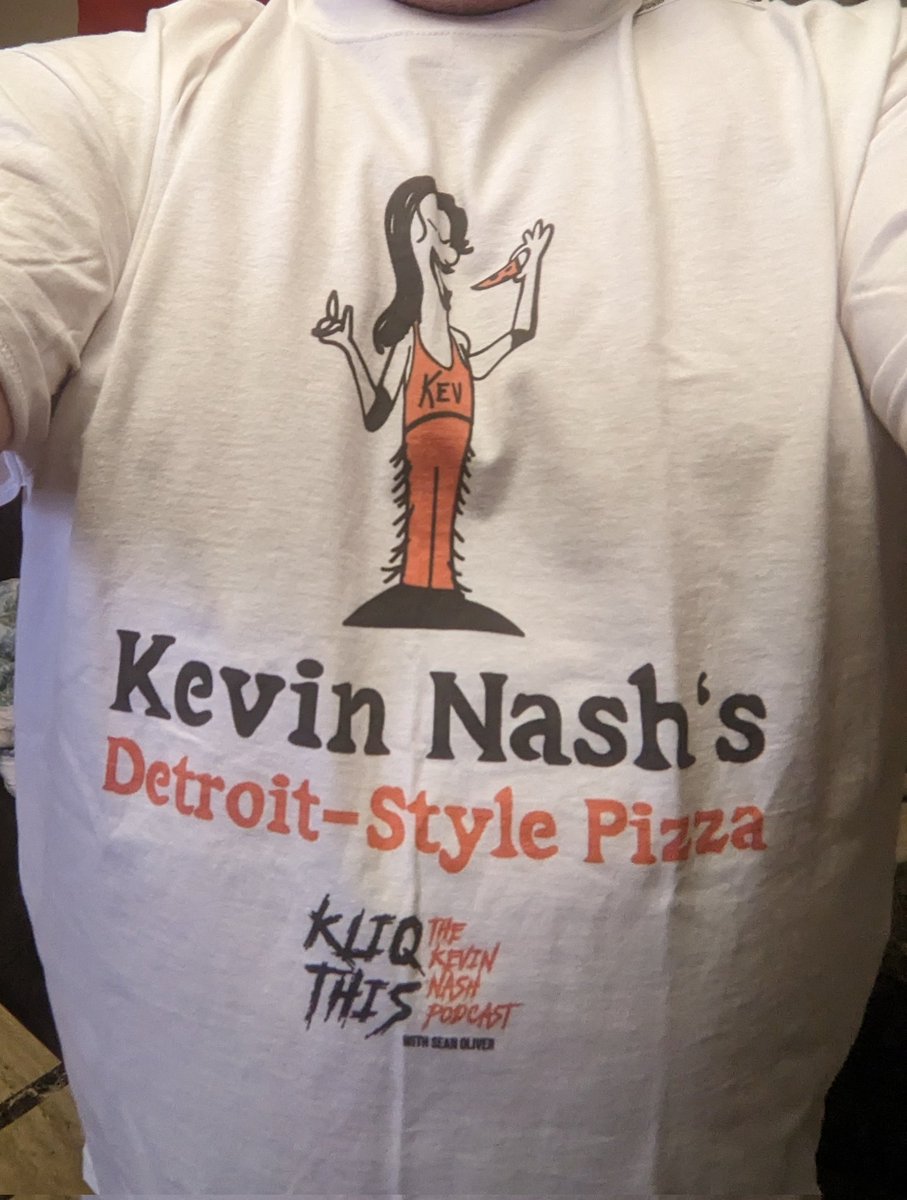 Guess what I got in the mail today?! @KliqThisPodcast give away on @adfreeshows during a live recording as #TopGuy. Thank you @RealKevinNash @KayfabeSean @Stevekaufmann @DominicDeAngelo for the shirt!
#DetroitStyle