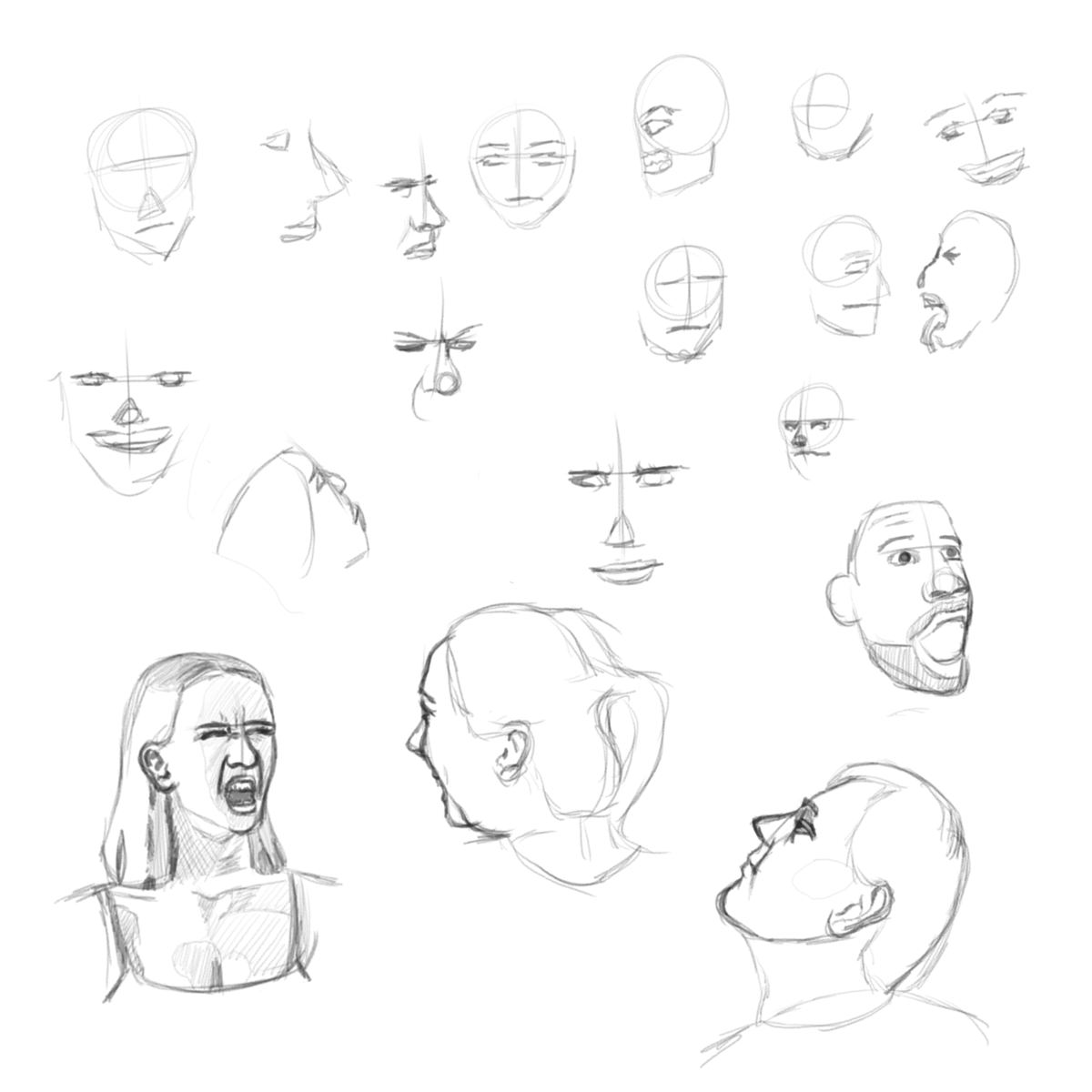 PjayCreates's tweet photo. Did some facial expressions today ranging from 10 seconds to 30 minutes.
Have an awesome day or night!
#Faces, #digital, #art, #realism https://t.co/kfWi6GrbDI
