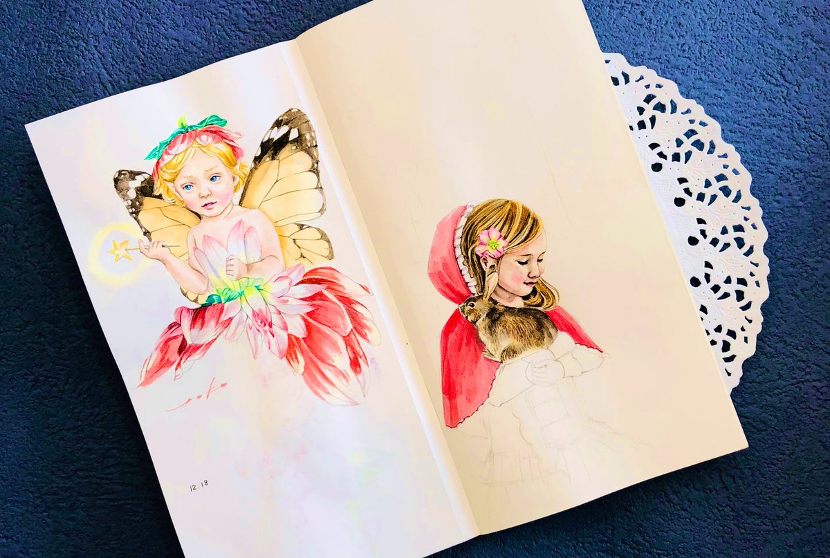 「その絵具、発色が鮮やかで混色しないで塗るコミック系のイラストを描くのに向いている」|𝕆𝕥𝕠𝕞𝕠のイラスト