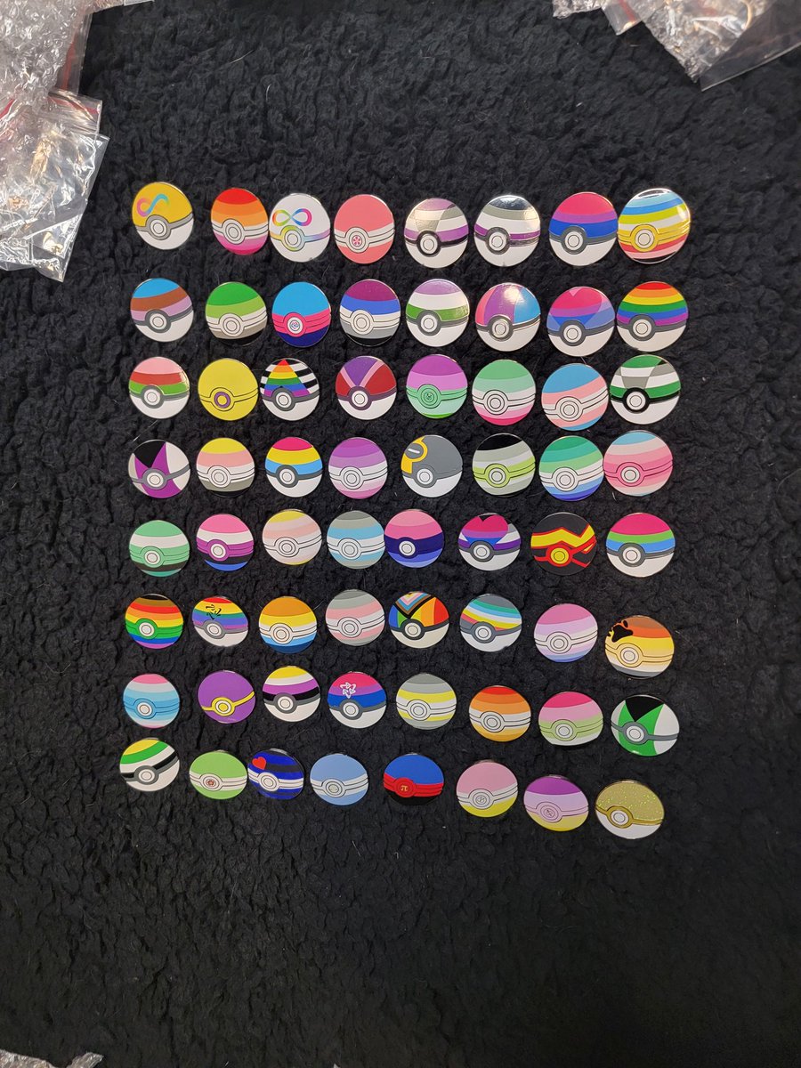 They're here! They're here!!

Unboximlng video soon ~ here's the pins in all their glory! Also featuring all my packing lists for orders :)
