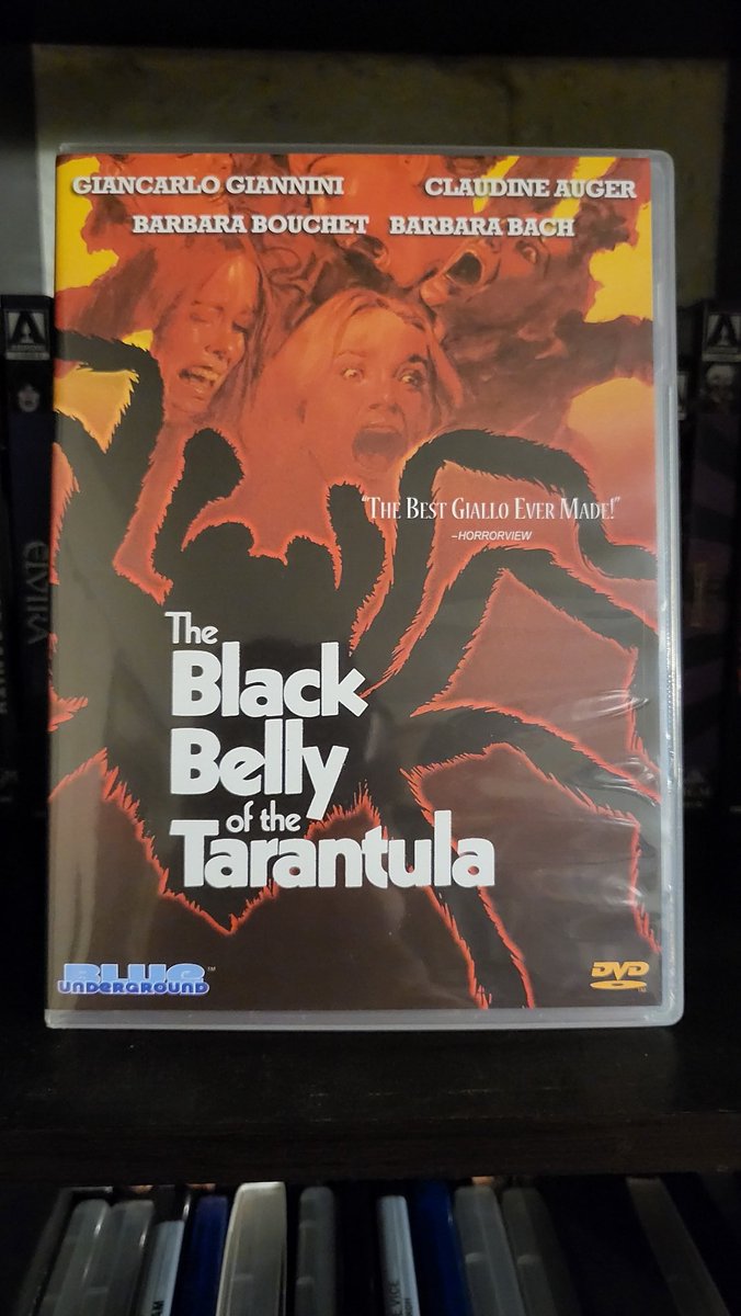 Jtmck284's tweet photo. JANUARY GIALLO DAY 4 FILM 3
Now Watching, THE BLACK BELLY OF THE TARANTULA (1971)
#paolocavara #giancarlogiannini #claudineauger #barbarabouchet #barbarabach #nowwatching #giallofilm #giallofan #dvdgiallo #dvdfan #70sgiallo #70sfilm #firsttimewatch #januarygiallo https://t.co/2VfnhmrMgI