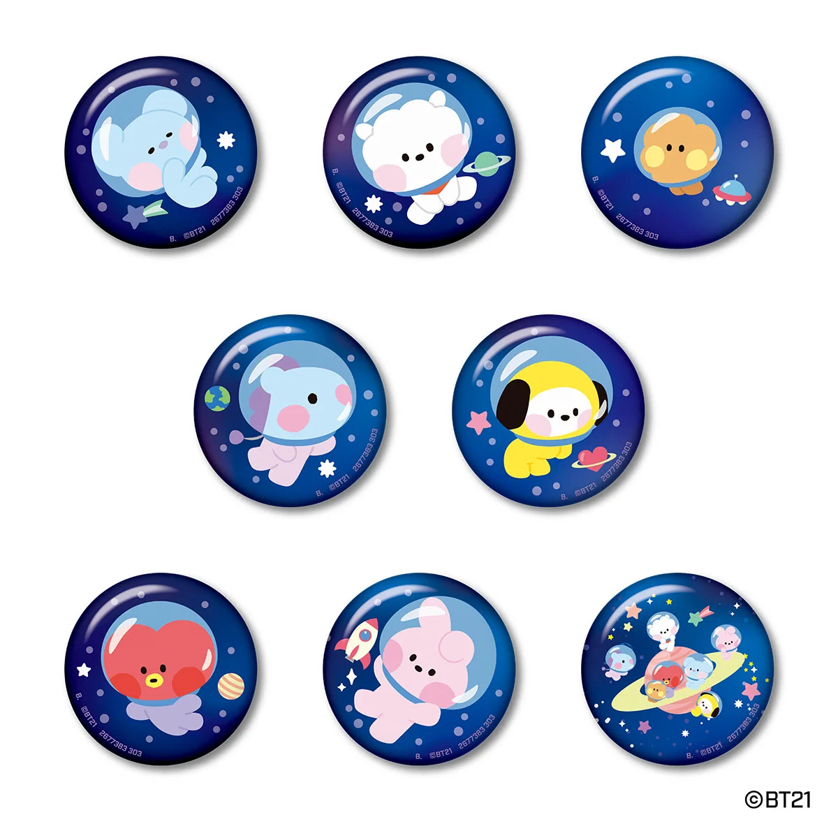 カードダスコレクション【バンダイ公式】 в X: „BT21 Canバッジ54 初