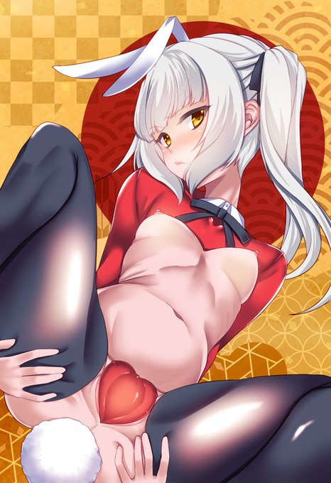 [R-18] あけおめこ2023@霞 #艦これ #霞 #年賀絵 #艦々バニー https://t.co/nG2FxDwipN 