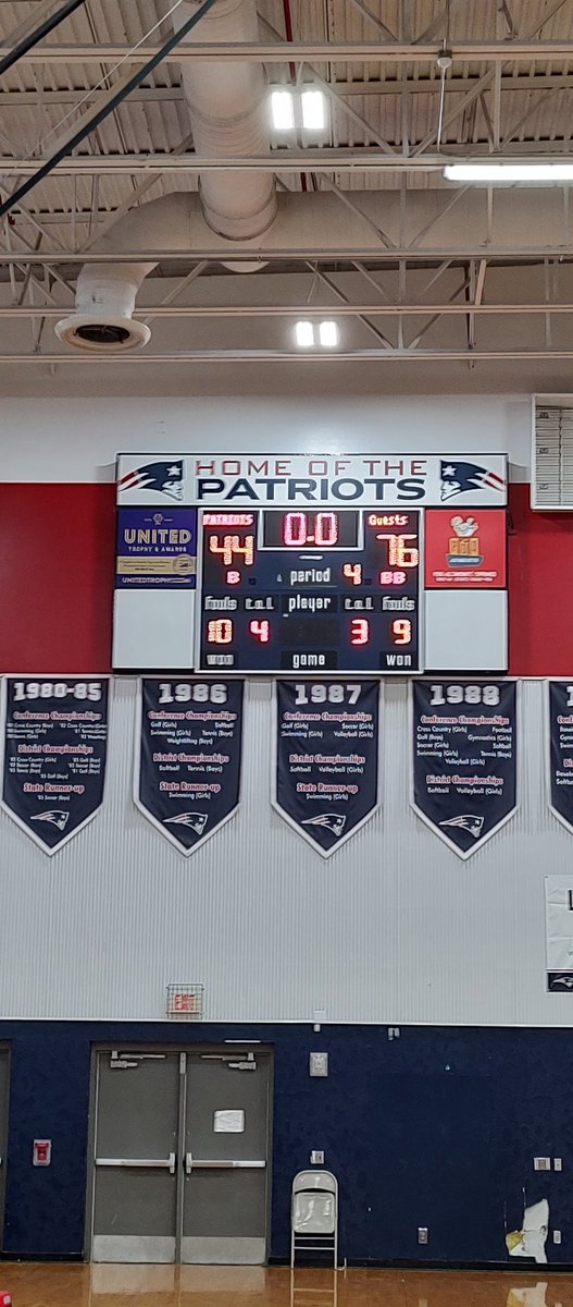 CoachJVallery's tweet photo. Lions drop Patriots....... HAPPY NEW YEAR! #GTBAL @OviedoAthletics @WRORTV @Oviedo_High https://t.co/nHHhR2CHWu