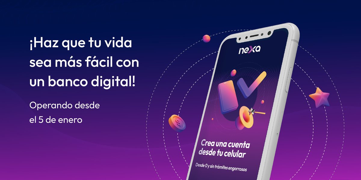 NexaBanco's tweet photo. La revolución de la #BancaDigital ha llegado a Guatemala. Ahora puedes abrir una cuenta de ahorro digitalmente en menos de 3 minutos desde tu celular. Visita https://t.co/8P0gIwpRag para obtener más información. #Guatemala #Neobanco #ServicioFinanciero https://t.co/U5N4WbzXJA