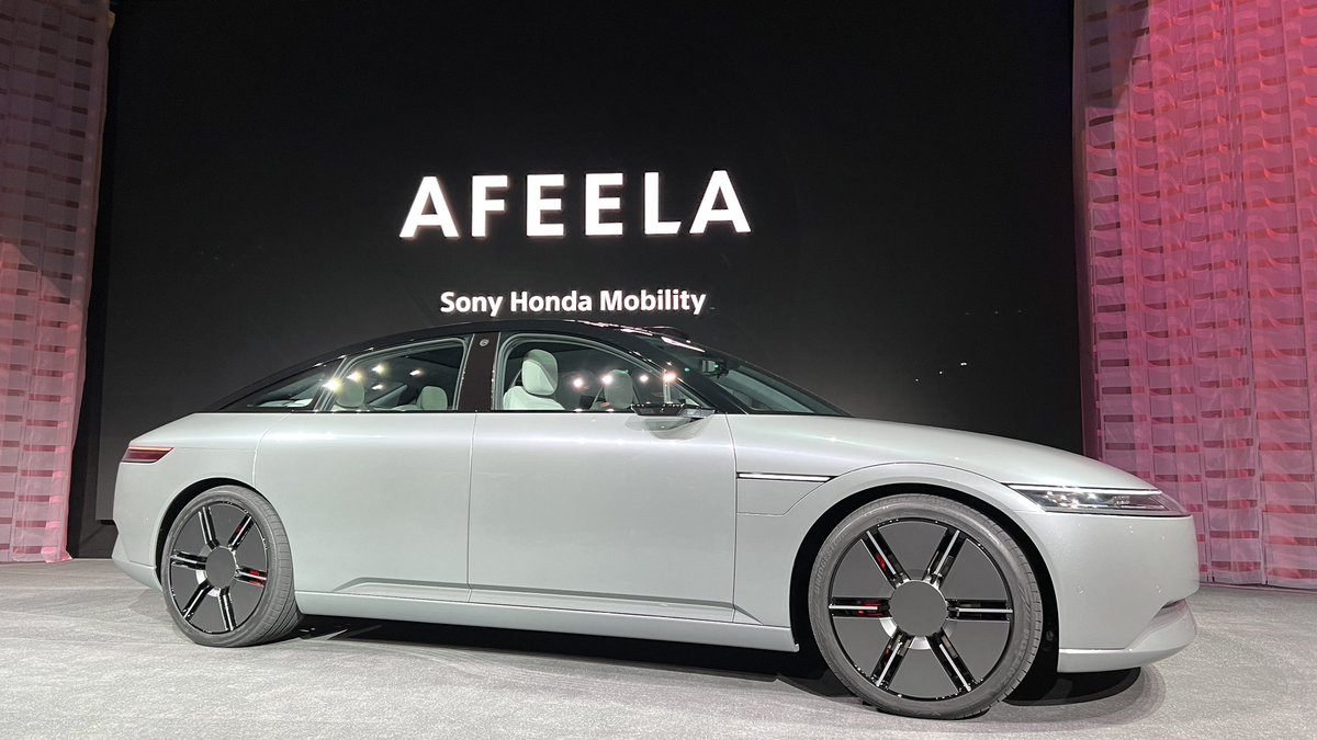 PeteTecManComan's tweet photo. What are your thoughts on @Sony’s new car that was just announced at @CES? Do you love it? ❤️🤷🏻♂️
#sony #honda #sonyhondamobility #ces #sonyces #cessony #ces2023 #tecman #love https://t.co/Fvz9bh7MRG