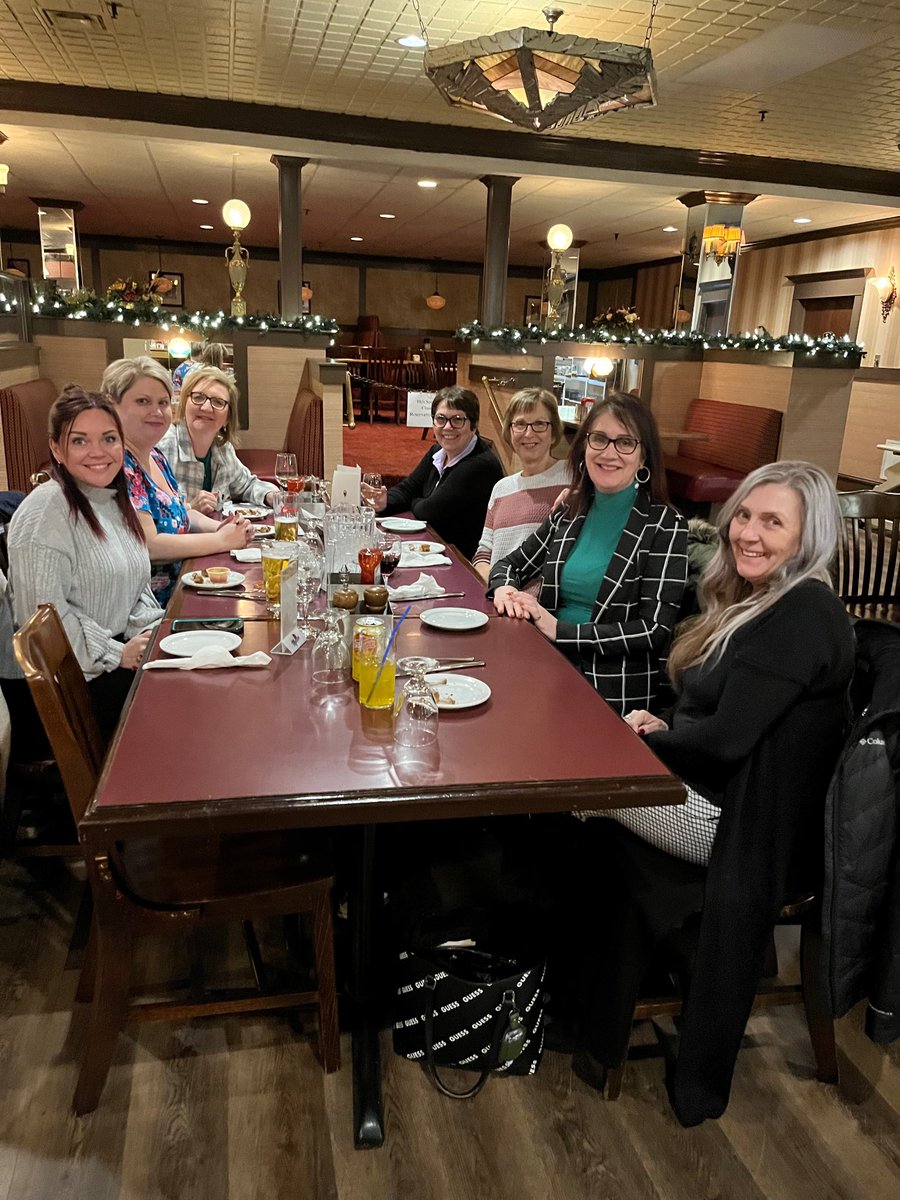 #Rita’s Retirement dinner. A lovely evening celebrating this exceptional lady and her retirement from an amazing 36 year career at TD. We will miss you Rita, but wish you well in your next chapter⁦⁦<a href="/rmccarthy61/">Rita</a>⁩ ⁦<a href="/MuirChris_TD/">Chris Muir</a>⁩ ⁦<a href="/JennAuld/">Jenn Auld</a>⁩