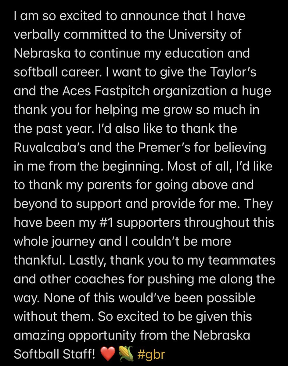 Staying home ❤️🌽 <a href="/HuskerSoftball/">Nebraska Softball</a> <a href="/Aces_SoftballKC/">Aces Softball</a> <a href="/BHSBlair/">Blair High School</a> <a href="/RhondaRevelle/">Rhonda Revelle</a>