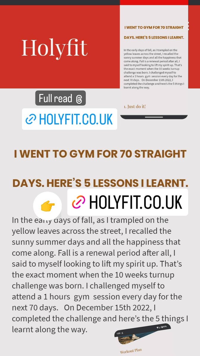 CrisBaganda's tweet photo. I went to Gym for 70 straight days Here's the 5 Lessons I learnt:
1. Just Do it! Then what,
2. Logistics is important:Lean or bulk, you choose
3.Nutrition,Nutrition,Nutrition.
4.Make a schedule and stick to it.
5.Consistency beats intensity.
Full read @ https://t.co/NeAyXbjCLz https://t.co/3I4wywPhrz